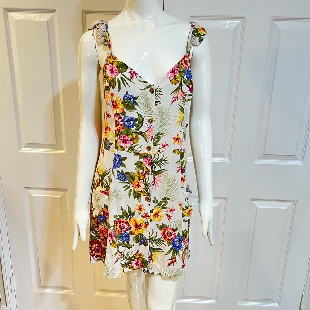 Tropical Floral Print Sundress by Xhilaration-Sz L